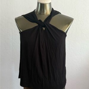 1. State Black Tie Front Sleeveless Tank Top
